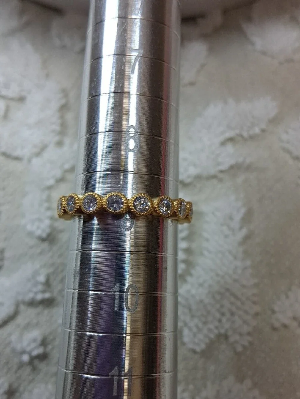 Freida Rothman Sterling Silver, 14kt Matte Gold and Black Rhodium Ring
